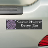 Bumpersticker met Nightblooming Mandala (Op auto)