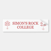 Bumpersticker met rode SRC & Sapling (Voorkant)