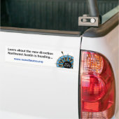 Bumpersticker met snijpictogram (Op Truck)