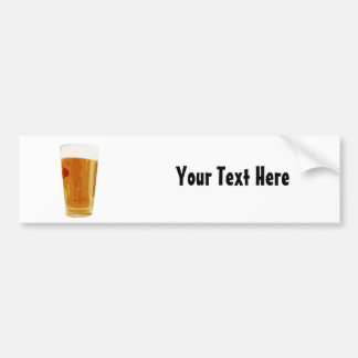 Bumpersticker met volle Golden Beer