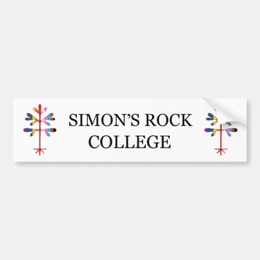 Bumpersticker met zwarte SRC & Pride Saplings (Voorkant)