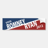 Bumpersticker Mitt Romney Paul Ryan 2012 (Voorkant)