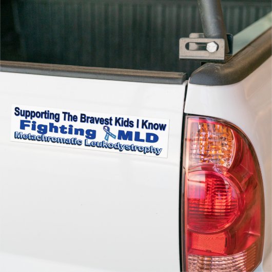 bumpersticker MLD-bewustzijn (Op Truck)