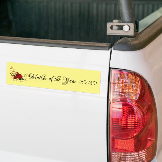 Bumpersticker moeder van het jaar 2020 (Op Truck)