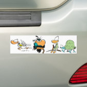 Bumpersticker moerasdieren (Op auto)