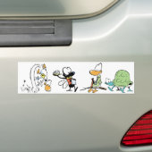 Bumpersticker moerasdieren (Op auto)