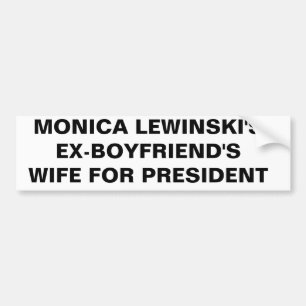 BUMPERSTICKER MONICA LEWINSKI