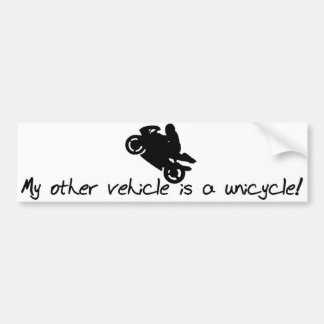 Bumpersticker motorfiets