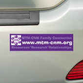 Bumpersticker MTM-CNM-aansluiting (Op auto)