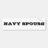 Bumpersticker Navy (Voorkant)