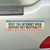 Bumpersticker netwerkneutraliteit (Op auto)