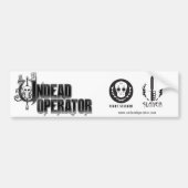 Bumpersticker niet-dode operator (Voorkant)