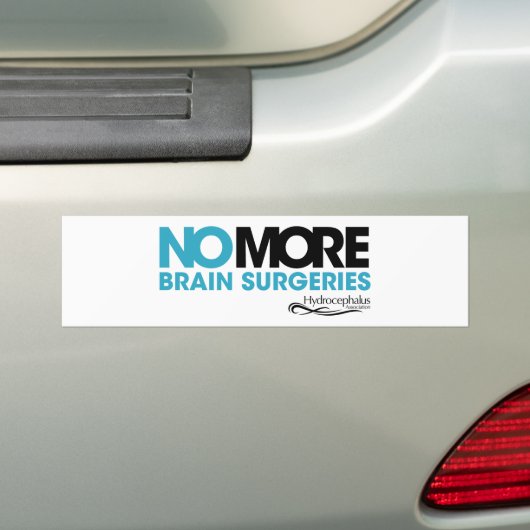 Bumpersticker #NOMOREBS (hersenoperaties) (Op auto)