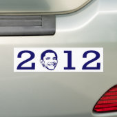 Bumpersticker Obama in 2012 (Op auto)