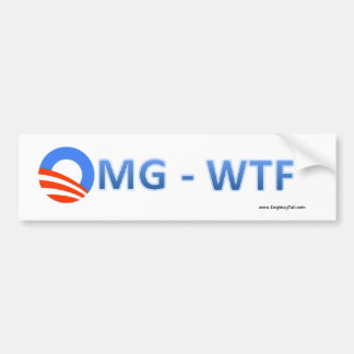 Bumpersticker - Obama O - OMG-WTF