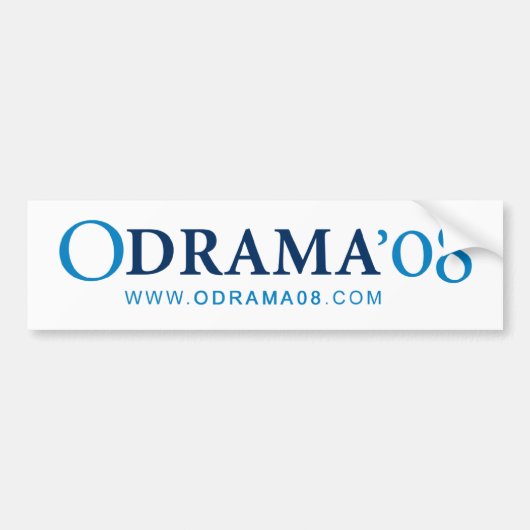 Bumpersticker Odrama '08 (Voorkant)