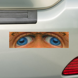 Bumpersticker: Ogen van een Alien Bumpersticker