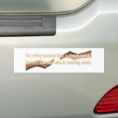 Bumpersticker omhoog bereiken (Op auto)