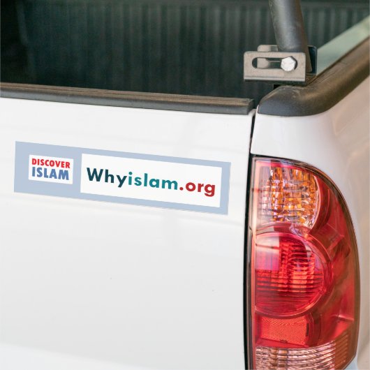 Bumpersticker Ontdek de islam (10) (Op Truck)