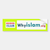 Bumpersticker Ontdek de islam (13) (Voorkant)