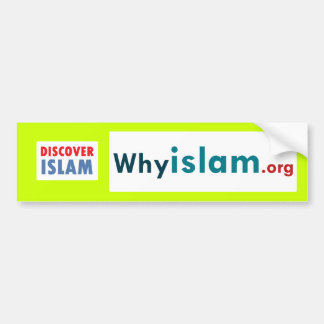 Bumpersticker Ontdek de islam (13)