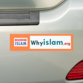 Bumpersticker Ontdek de islam (17) (Op auto)
