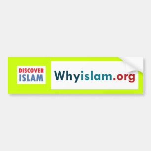 Bumpersticker Ontdek de islam (2)