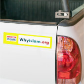 Bumpersticker Ontdek de islam (4) (Op Truck)
