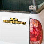 Bumpersticker op basis van kernenergie (Op Truck)