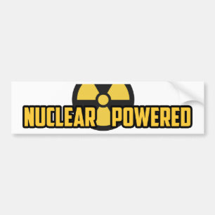 Bumpersticker op basis van kernenergie