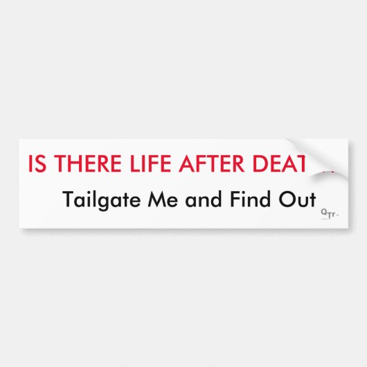 bumpersticker op maat (Voorkant)