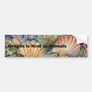 Bumpersticker Oregon is vriendelijk voor dieren