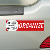 bumpersticker organiseren (Op auto)