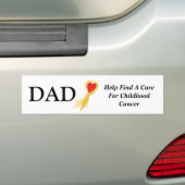 Bumpersticker, pap bumpersticker (Op auto)