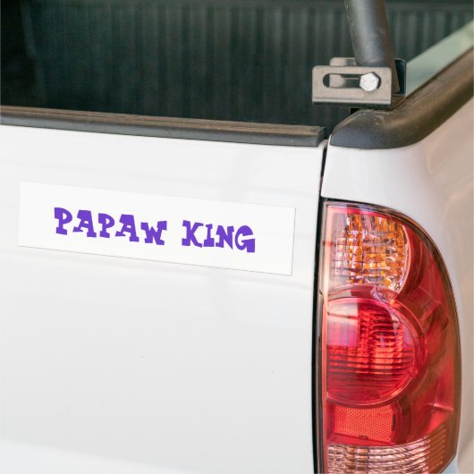 Bumpersticker "Papaw King" (Op Truck)