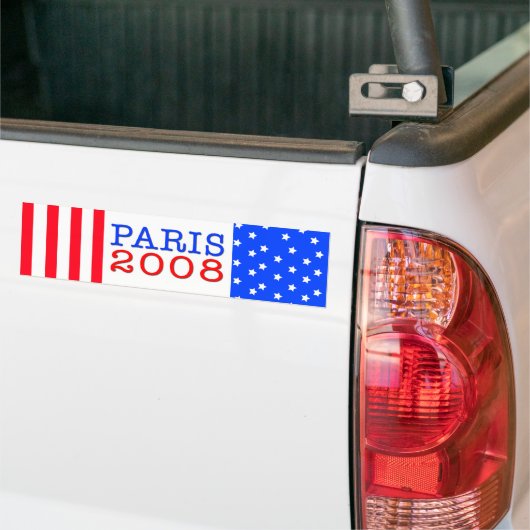 Bumpersticker Parijs 2008 (Op Truck)