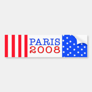 Bumpersticker Parijs 2008