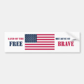 Bumpersticker (patriottisch) (Voorkant)