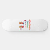 Bumpersticker Persoonlijk Skateboard (Horizontaal)
