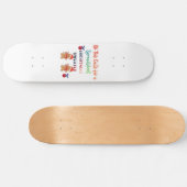 Bumpersticker Persoonlijk Skateboard (Horizontaal)