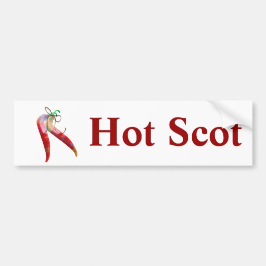 Bumpersticker Plaid Chilis (Voorkant)