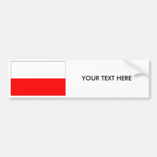 Bumpersticker Polen FLAG