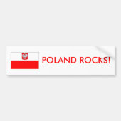 Bumpersticker Polen Rocks (Voorkant)