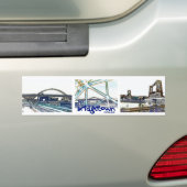 Bumpersticker Portland Oregon "Bridgetown" (Op auto)