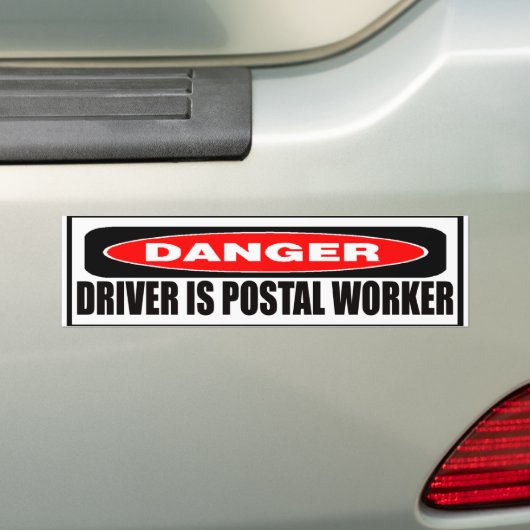 Bumpersticker postpersoneel (Op auto)