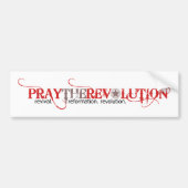 Bumpersticker PRAYTHEREVOLUTIE (Voorkant)