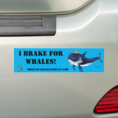 Bumpersticker Princess Starr I remt voor walvissen (Op auto)