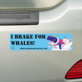 Bumpersticker prins van de walvissen I Rem voor wa (Op auto)