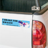 Bumpersticker prins van de walvissen I Rem voor wa (Op Truck)
