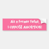 bumpersticker pro life (Voorkant)